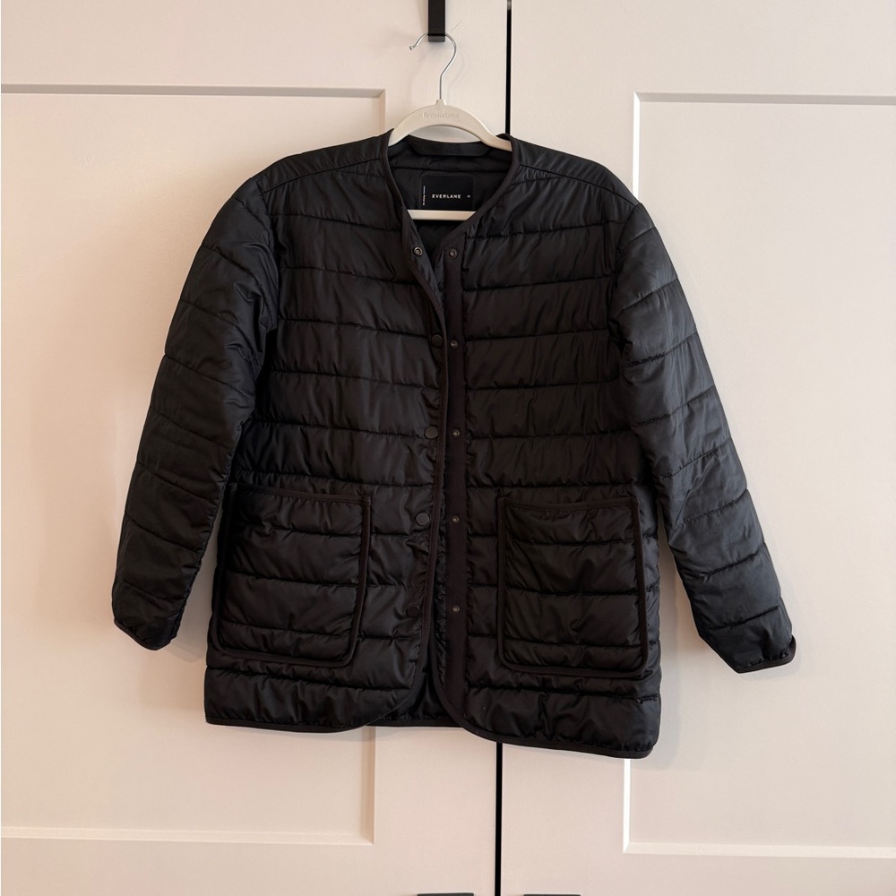 Everlane Black Quilted Puffer Jacket
